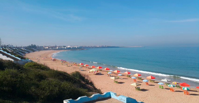 The beaches of El Jadida, Oualidia and Safi regions of Morocco